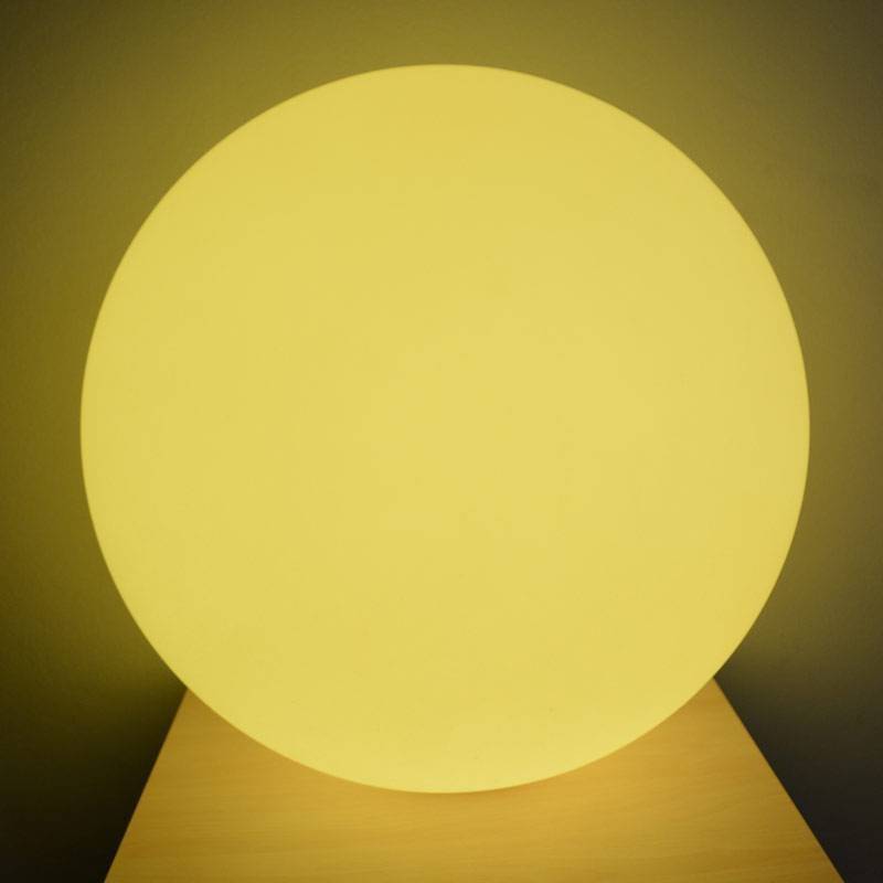LED RGBW RESIN WHITE LED Sphere, 50CM. 2.4W, IP65, Rechargeable
