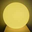 LED RGBW RESIN WHITE LED Sphere, 50CM. 2.4W, IP65, Rechargeable