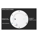 LED RGBW RESIN WHITE LED Sphere, 50CM. 2.4W, IP65, Rechargeable