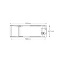 DALI 2-8V 6.4W multicurrent dimmable driver (650-800mA)