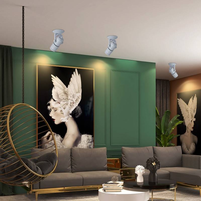 COB LED Ceiling Light "COOPEN" Adjustable with Zoom 12W