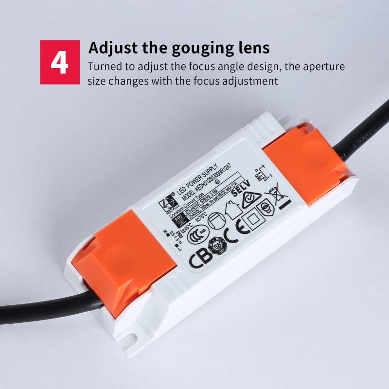 COB LED Ceiling Light "COOPEN" Adjustable with Zoom 12W