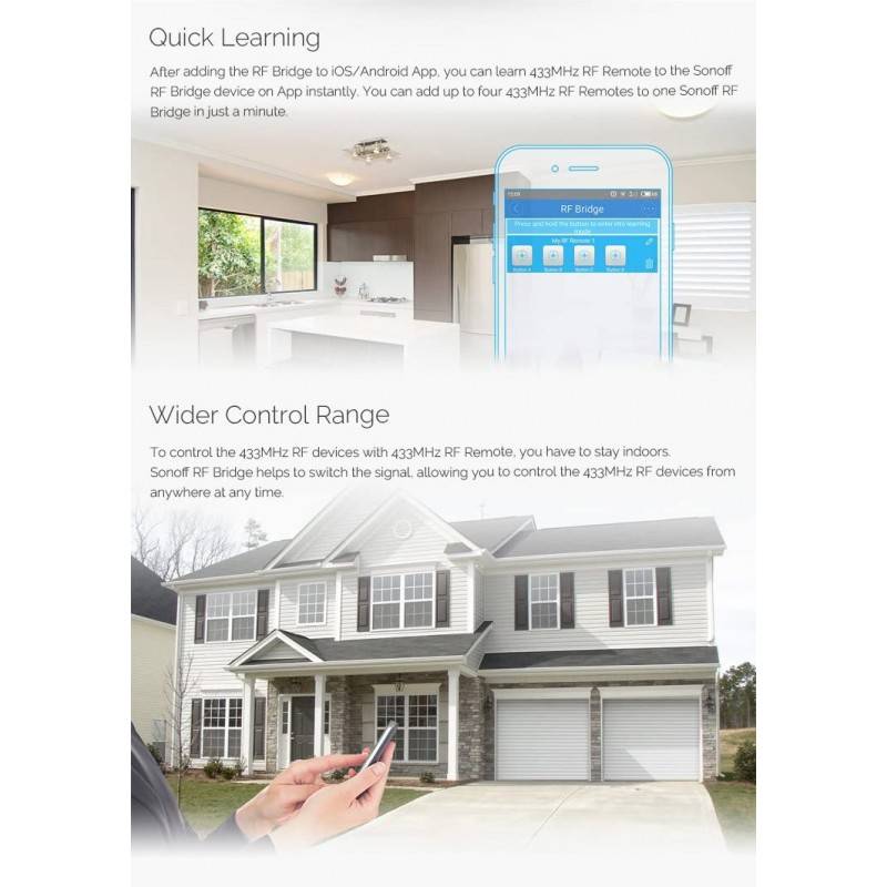 Sensor de Alarma, apertura de puertas y ventanas | SONOFF DW2-wi-fi