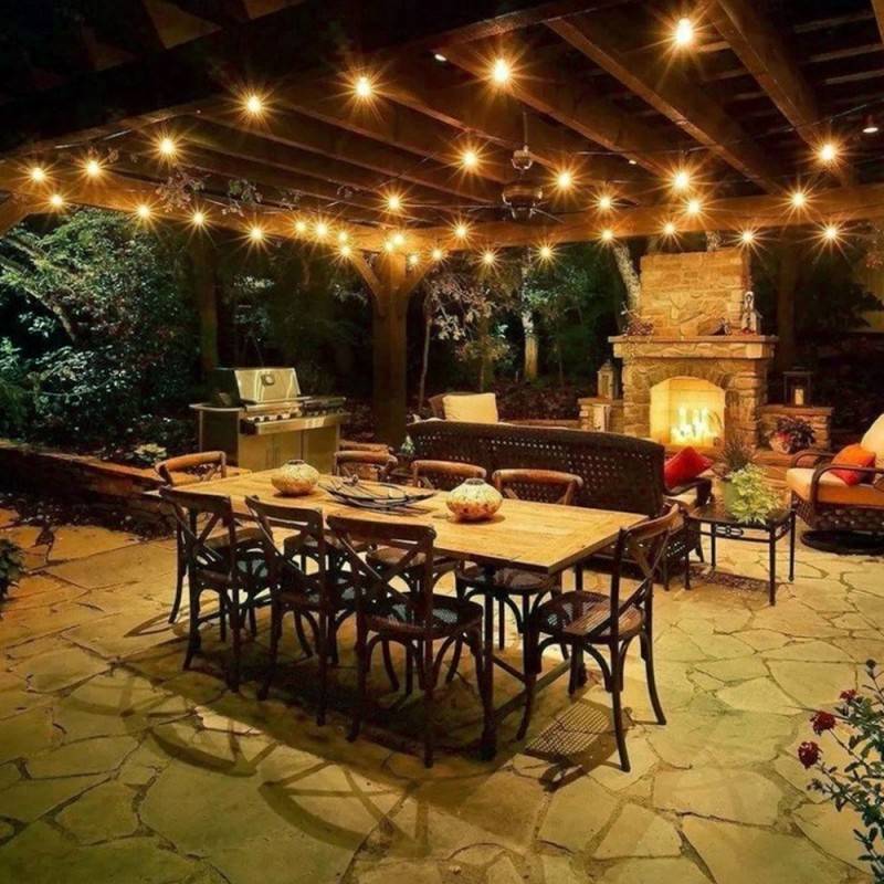Outdoor garland with 10 bulbs IP65 KIT