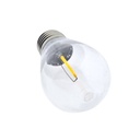 LED Bulb E27 S14 Clear 1W