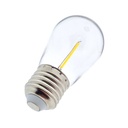 LED Bulb E27 S14 Clear 1W