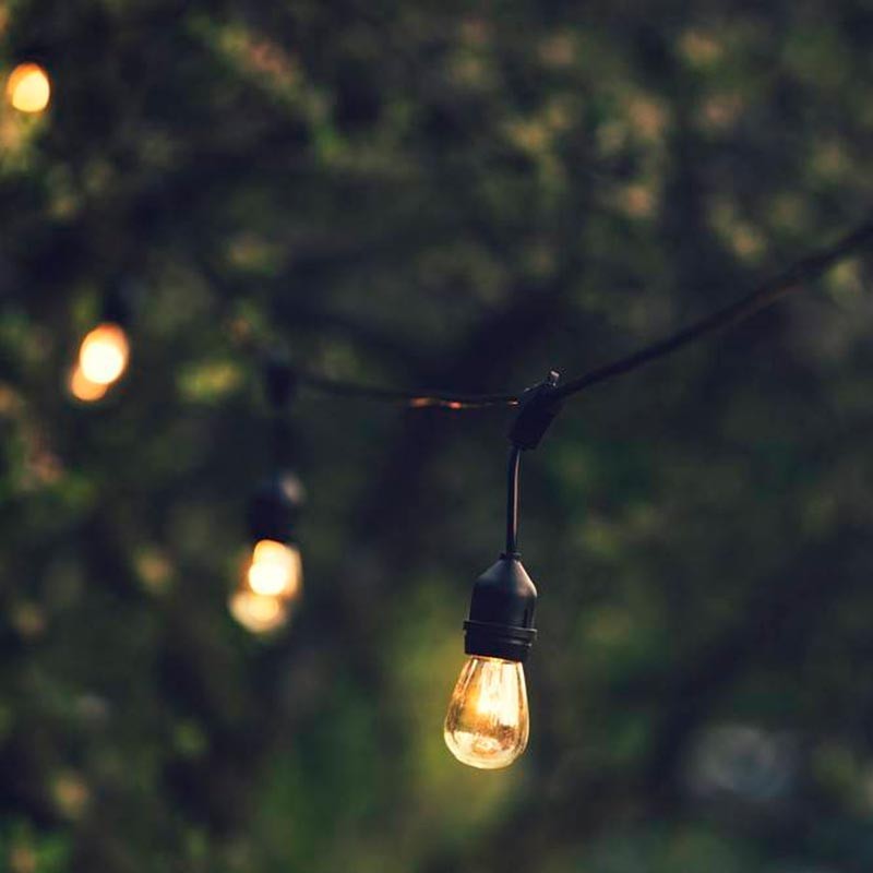 LED Bulb E27 S14 Clear 1W