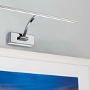 Adjustable 6W LED wall sconce for picture lighting