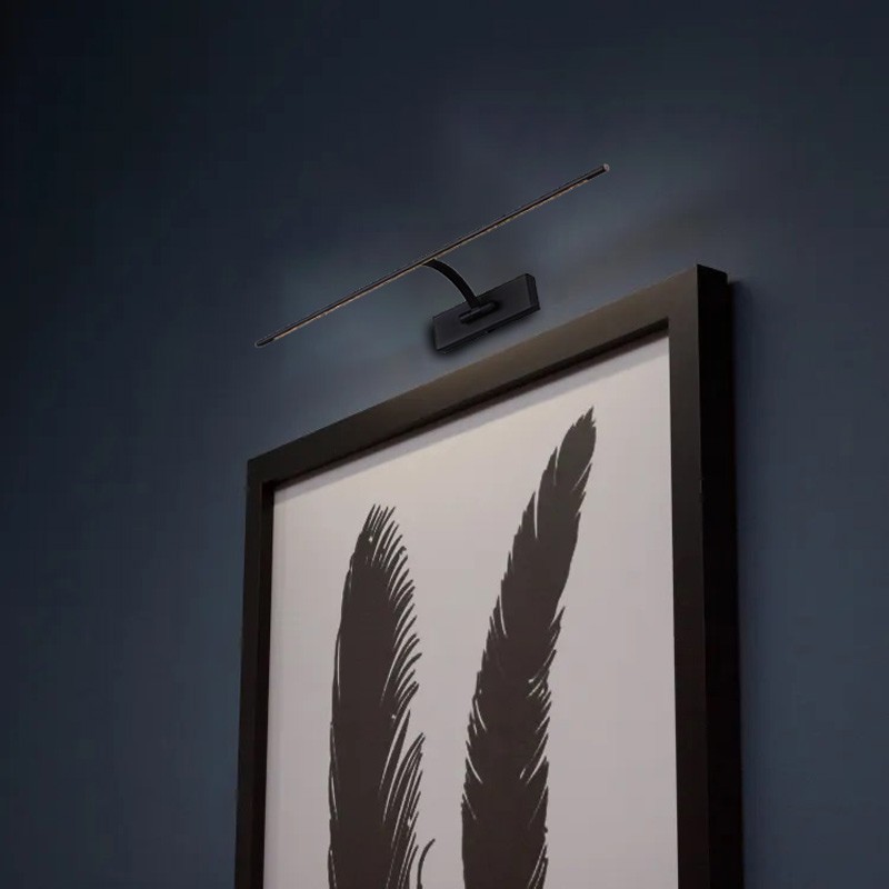 Adjustable 6W LED wall sconce for picture lighting