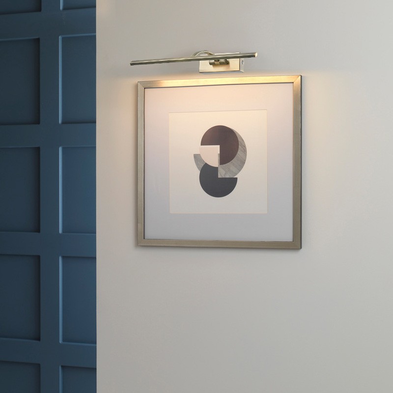 Adjustable 6W LED wall sconce for picture lighting