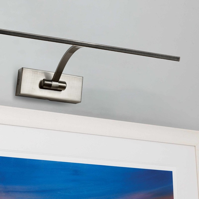 Adjustable 6W LED wall sconce for picture lighting