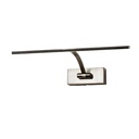 Adjustable 6W LED wall sconce for picture lighting