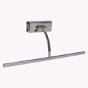 Adjustable 6W LED wall sconce for picture lighting