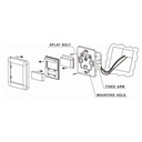 160º round PIR wall motion sensor