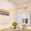 Wooden pendant lamp "COAK" 24W Dimmable