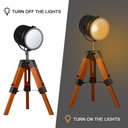 Vintage table or floor lamp with tripod "CARPEN".