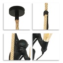 Resin hanging monkey lamp "Ximpa".