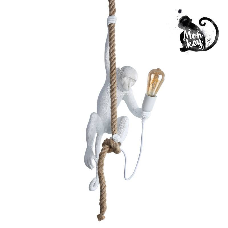 Resin hanging monkey lamp "Ximpa".