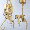 Resin hanging monkey lamp "Ximpa".