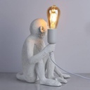 Rila" resin monkey table lamp