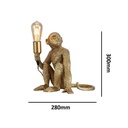 Rila" resin monkey table lamp