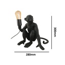 Rila" resin monkey table lamp