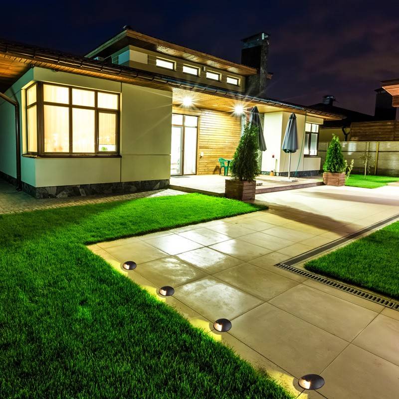 LED ground recessed beacon 0.75W 12V-DC IP67