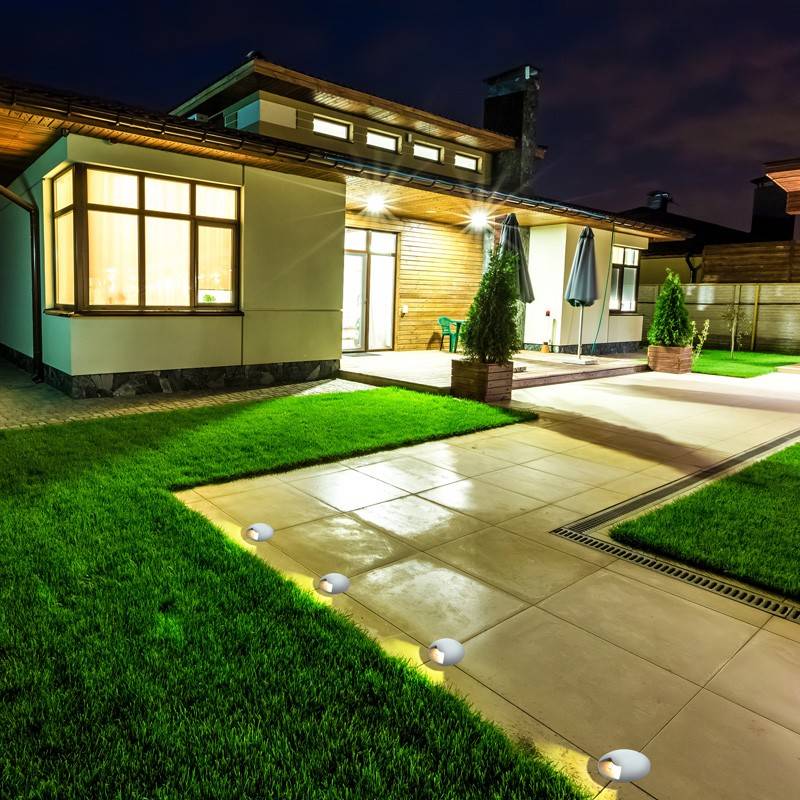 LED ground recessed beacon 0.75W 12V-DC IP67
