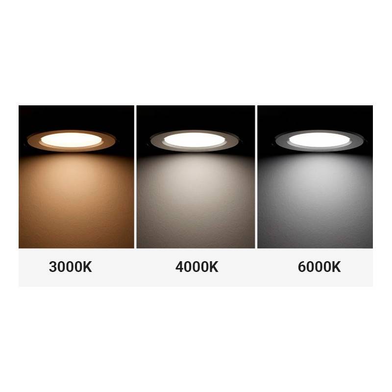 Recessed circular LED downlight - 4W - Cutout Ø77mm