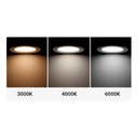 Recessed circular LED downlight - 4W - Cutout Ø77mm