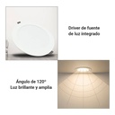 Recessed circular LED downlight - 4W - Cutout Ø77mm