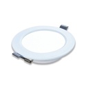 Recessed circular LED downlight - 6W - Cutout Ø95mm