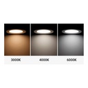 Recessed circular LED downlight - 6W - Cutout Ø95mm