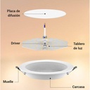 Recessed circular LED downlight - 6W - Cutout Ø95mm