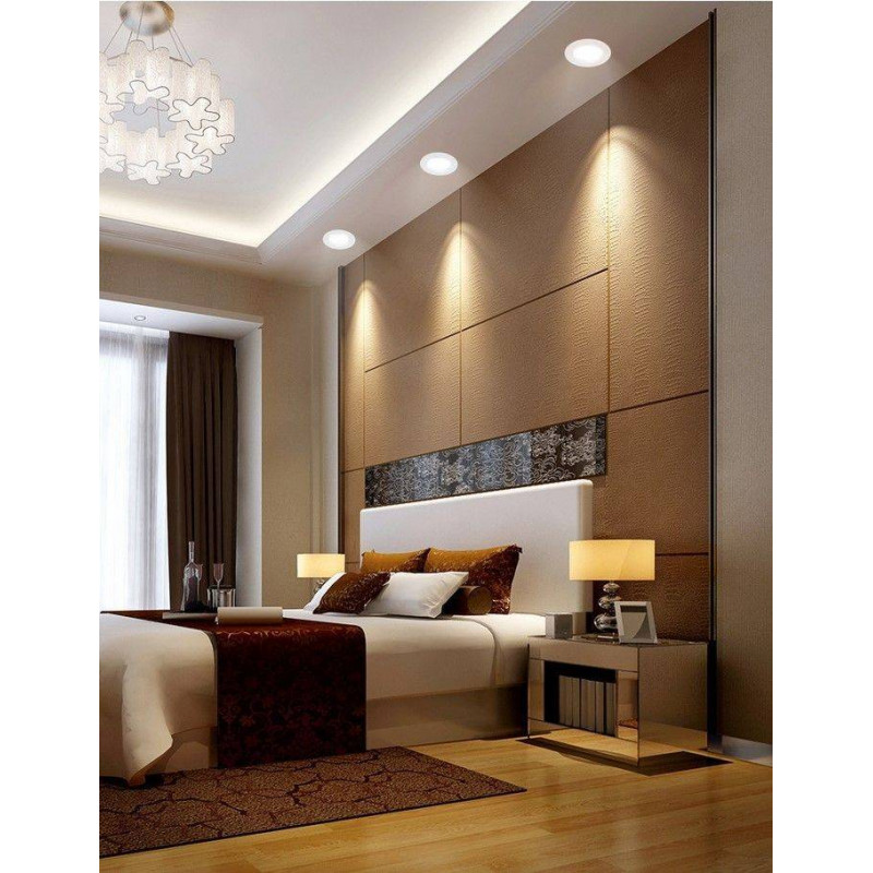 Recessed circular LED downlight - 6W - Cutout Ø95mm