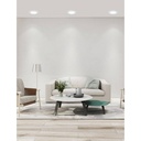 Recessed circular LED downlight - 6W - Cutout Ø95mm
