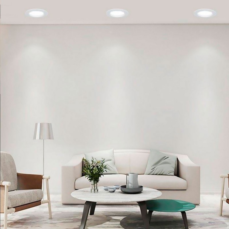 Recessed circular LED downlight - 20W - Cutout Ø190mm