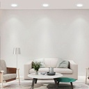 Recessed circular LED downlight - 20W - Cutout Ø190mm
