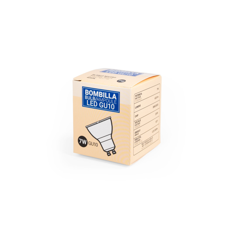 GU10 LED Bulb - 7W - 120º
