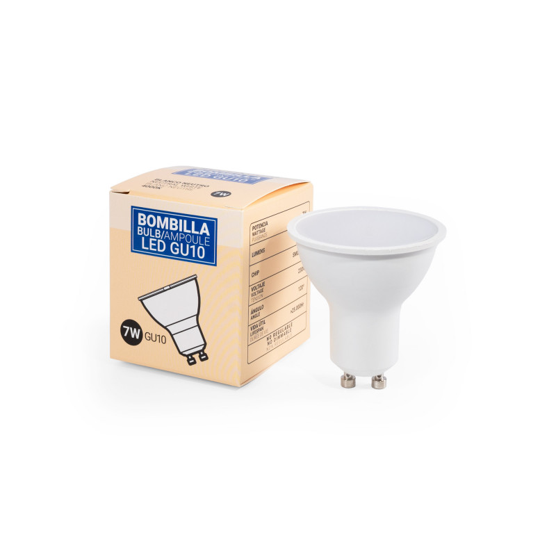 GU10 LED Bulb - 7W - 120º