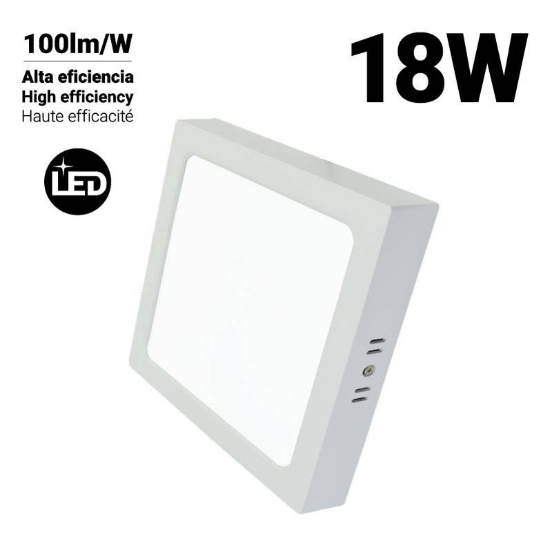 Square LED Ceiling Lamp 18W High Efficiency