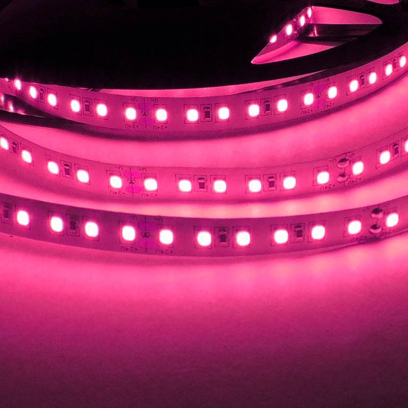 LED Strip 24V DC - 18W/m - Colors - 10mm - IP20 - Roll 5 meters - 120ch/m