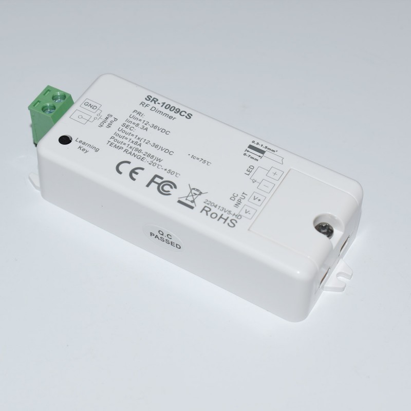 Single color regulator 12-36V 1 channel 8A SUNRICHER - Perfect RF