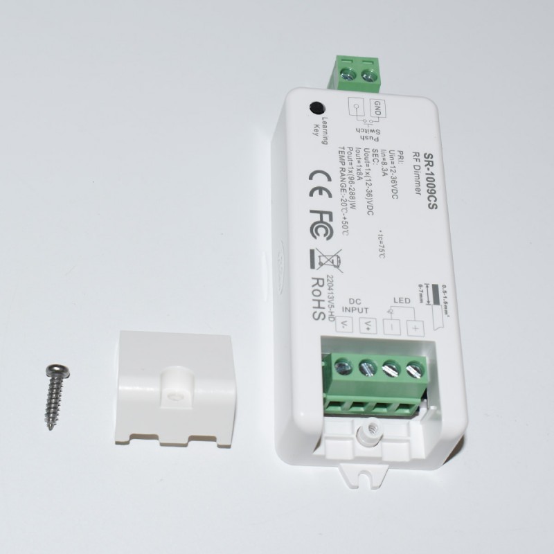 Single color regulator 12-36V 1 channel 8A SUNRICHER - Perfect RF