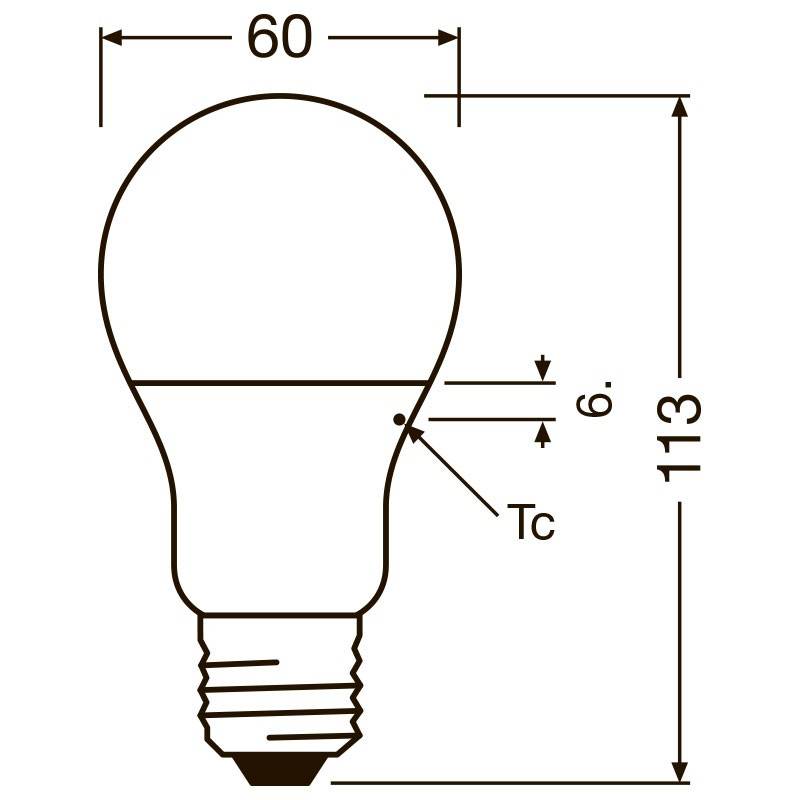 LED Bulb E27 A60 8.5W LEDVANCE LED Bulb E27 A60 8.5W LEDVANCE