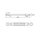 OSRAM LED T8 Tube 60cm 7.3W opal glass | SubstiTUBE STAR