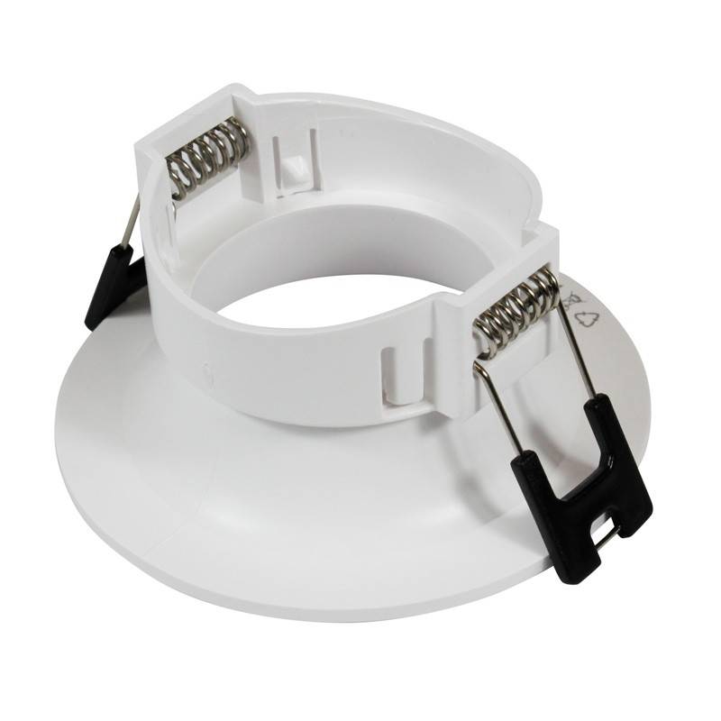 Circular downlight ring for GU10 / MR16 bulb - Cut Ø70mm