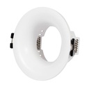 Circular downlight ring for GU10 / MR16 bulb - Cut Ø70mm