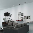 Circular downlight ring for GU10 / MR16 bulb - Cut Ø70mm