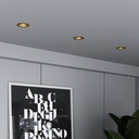 Circular downlight ring for GU10 / MR16 bulb - Cut Ø70mm